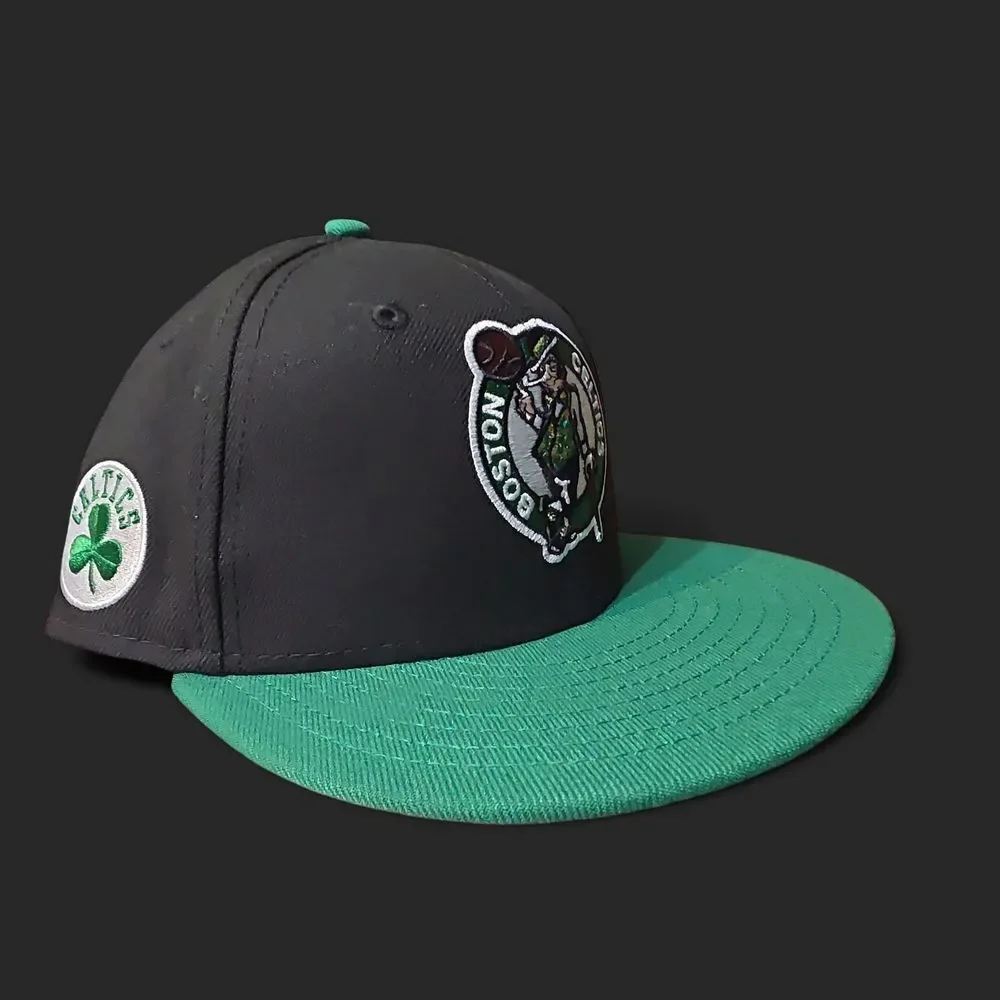 New Era Black and Green YOUTH Hat